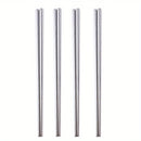 1 unidad/4 unidades de palillos de acero inoxidable de 21 pulgadas - Acabado elegante en negro, dorado y arcoíris, livianos, ideales para uso en el hogar y restaurantes, utensilios para restaurante | Palillos modernos | Utensilios duraderos