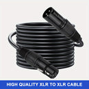 Cable de Audio XLR i-zclive, Cable XLR, Cable de Audio XLR Macho a Hembra para Micrófono, Cable de Micrófono XLR para Cable de Audio KTV, Cable de Micrófono XLR de 3 Pines, Cable de Altavoz XLR Balanceado Adecuado para Micrófonos, Preamplificadores, Sist