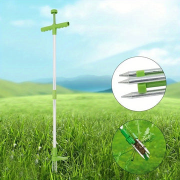 Jardínera de 33 Escenas: Juego de Herramientas Manual para Deshierbar con Tubo de Aluminio de Doble Segmento