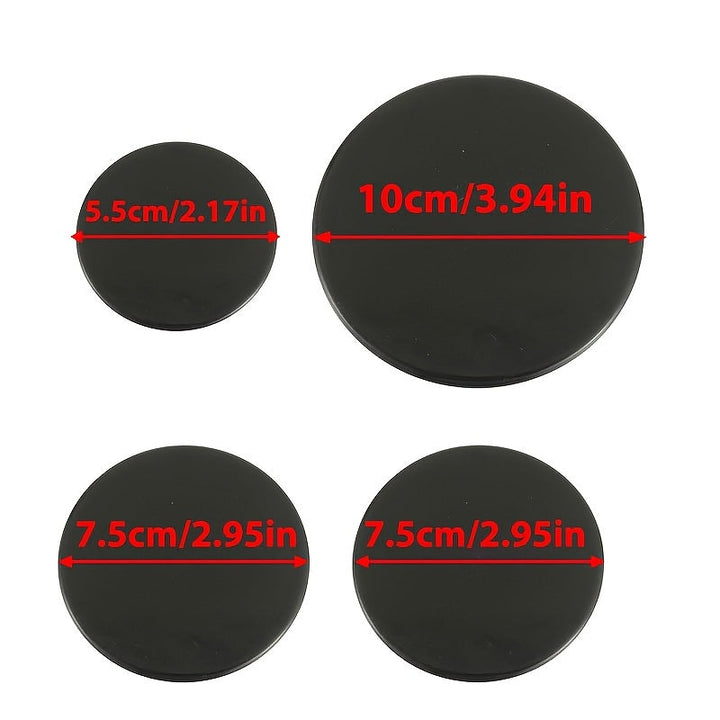 Juego de 4 Tapas Sabaf para Estufas de Gas - Opciones Plana/Cóncava, Material Duradero, Ideal para Accesorios de Quemador de Horno y Cabeza de Estufa, Protectores de Tejedoras