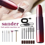 Taladro de uñas portátil, kit profesional de manicura eléctrica con 18 cabezales reemplazables, velocidad ajustable - alto RPM, ideal para cuidado de uñas y pies, incluye empujador de cutículas, regalo perfecto para mujeres, cumpleaños, días festivos y D