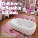 Bañera Inflable para Bebés con Diseño de Pato - Asiento Portátil de PVC Duradero y Antideslizante para Hogar y Viajes, Silla de Baño Segura en Blanco para Infantes y Niños Pequeños