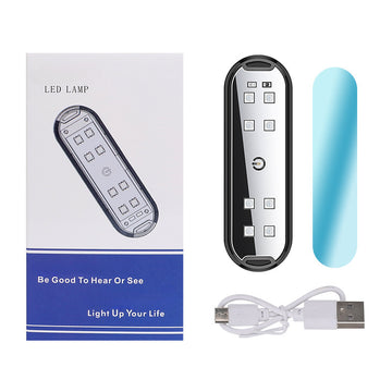 1pc Luz de Puerta de Coche LED Lámpara de Bienvenida con Control Magnético, Apertura Automática Seguridad Anticolisión Accesorios para el Coche Luz Ambiental LED - Carga USB