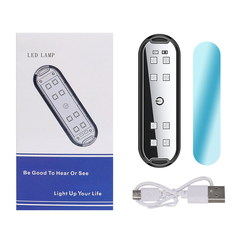 1pc Luz de Puerta de Coche LED Lámpara de Bienvenida con Control Magnético, Apertura Automática Seguridad Anticolisión Accesorios para el Coche Luz Ambiental LED - Carga USB