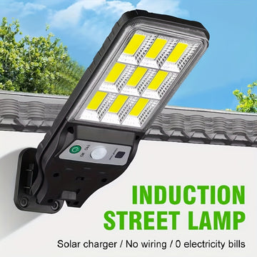 Luz de calle con control remoto alimentada por energía solar, con carga automática, detección de brillo y iluminación nocturna -, desde el anochecer hasta el amanecer, carga automática para garaje, exterior de RV - Diseño duradero de plástico, luces sola