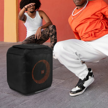 Fundas de Protección Completa de Tela para Altavoz Portátil Todo en Uno para PartyBox Encore Essentinal, Cubierta Protectora Antideslizante de Malla para Altavoz PartyBox Encore Essentinal