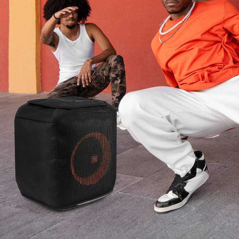 Fundas de Protección Completa de Tela para Altavoz Portátil Todo en Uno para PartyBox Encore Essentinal, Cubierta Protectora Antideslizante de Malla para Altavoz PartyBox Encore Essentinal