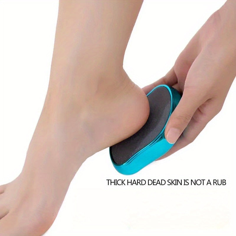 Lima de pie electrodepositada mate para eliminación de piel muerta Beige claro, masaje de pies, talón, piedra de pedicura de pies