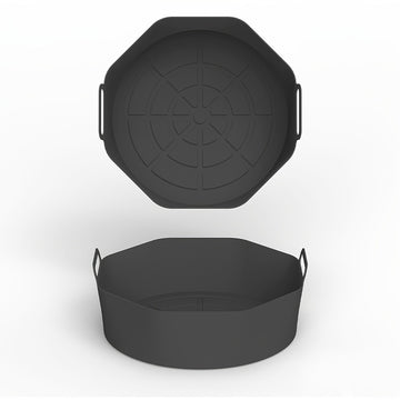 Revestimiento de Silicona para Freidora de Aire - Apto para Alimentos, Accesorio Reutilizable para Cesta para Cocinar de Manera Más Saludable, Accesorios para Freidora de Aire