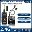 Sistema de transmisión de auriculares inalámbricos, monitoreo de auriculares, anti-interferencia, profesional, para ensayos de banda de actuación en escena.