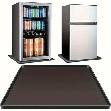 1 pieza, protector superior de lavadora y secadora de silicona negra, antideslizante, impermeable, duradero, para detergentes y suavizantes de ropa, ideal para accesorios de lavandería en casa, alfombrilla versátil para electrodomésticos, diseño a prueba
