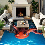 Alfombra de Terciopelo 852g/m² para Exteriores, Lujo Suave y Ligero con Diseño Francés en Crema - Elegancia Floreciente para Vida de Alta Gama, Lavable a Máquina, Decoración Moderna y Lujosa para Camping o Cocina con Estampado Floral Gris