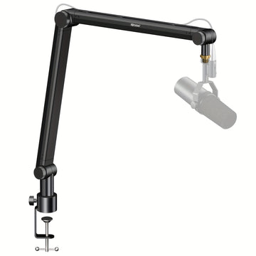 Soporte de Micrófono de Brazo RODD AK-48 para Trabajo Pesado - Soportes para Podcasts, Grabación y Juegos - Carga Máxima 1.9kg, Altura Ajustable, Construcción Duradera, Eid Al-Adha Mubarak