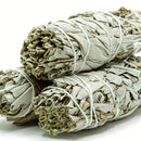 Un conjunto de 3 palos de salvia blanca y salvia para difusión, destinados a fragancia de limpieza del hogar, decoración del hogar, aromaterapia, ceremonia de difusión, regalo de vacaciones