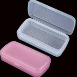 Bandeja de esterilización de acrílico para cuidado de uñas - Caja de almacenamiento transparente con tapa, ideal para desinfectar y limpiar herramientas y equipos de salón de uñas, equipos de salón de uñas|Diseño minimalista|Construcción de acrílico, sum