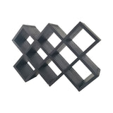 10 piezas de estantería para vino, estantería de almacenamiento de vino rojo simple de madera sólida, estantería de almacenamiento de botellas, estantería de almacenamiento de botellas de cocina