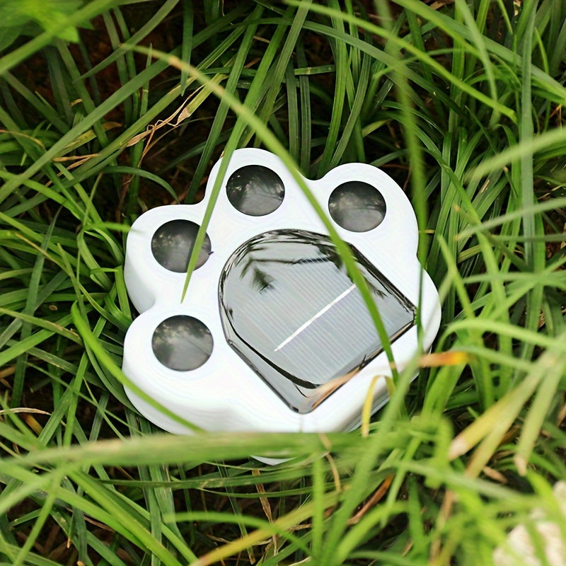 Luz de sendero con montaje semihundido alimentada por energía solar, plástico, batería de níquel de 600mAh, con sensor de luz, para exterior, patio, jardín de la casa, decoración de césped