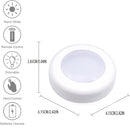 1/3/6 Piezas, Luces LED De Disco Con 13 Colores Cambiables, Luces Debajo Del Gabinete Regulables A Batería, Luces Debajo Del Mostrador A Batería Con Controles Remotos Inalámbricos Para Cocina