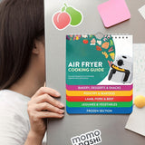 Air Fryer Cheat Sheet Magnets Cooking Guide Booklet - Air Fryer Magnetic Cheat Sheet Set Cooking Times Chart - Libros De Cocina Instant Air Fryer Accesorios Horno Olla De Cocción Guía De Temperatura Conversión De Cocina