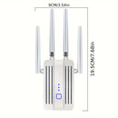 Amplificador de señal WiFi para el hogar: repetidor de Internet con alcance que cubre hasta 9995 pies cuadrados y 45+ dispositivos para la casa
