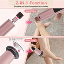 Exfoliador Eléctrico de Pies y Lijadora de Uñas Recargable - Dispositivo de Pedicura con Batería de Litio de Larga Duración, Sin Fragancia, USB, para Hogar, Viajes o Salón - Herramienta Profesional de Cuidado de Uñas, Diseño Elegante, Construcción de Alt