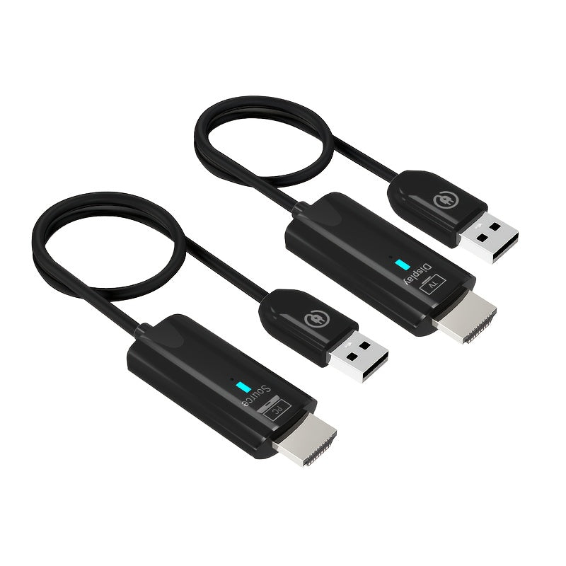 Transmisor y receptor inalámbricos 30M 4K, decodificación 1080P, salida 60Hz, 8 TXs a 1 RX, kit de extensión de video y audio inalámbrico 5G, adaptador de TV Stick, cable de exhibición para cámara, portátil, escritorio, PC, TV Box, PS5/4 a monitor de TV,