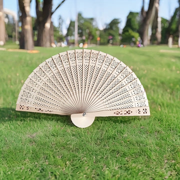 30 abanicos de boda de bambú vintage - Diseño floral elegante, compactos y portátiles, ideales para decoraciones de fiestas de boda y regalos de verano, decoraciones de boda, perfectos para Navidad, ideal para Acción de Gracias.