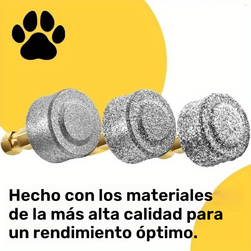 Lima para uñas de mascotas, cabezales de molienda para perros, juego de cabezales de reemplazo regulares, duros y suaves, para perros pequeños y grandes, de alta calidad, con punta de taladro, cortaúñas profesional para perros, kit de belleza