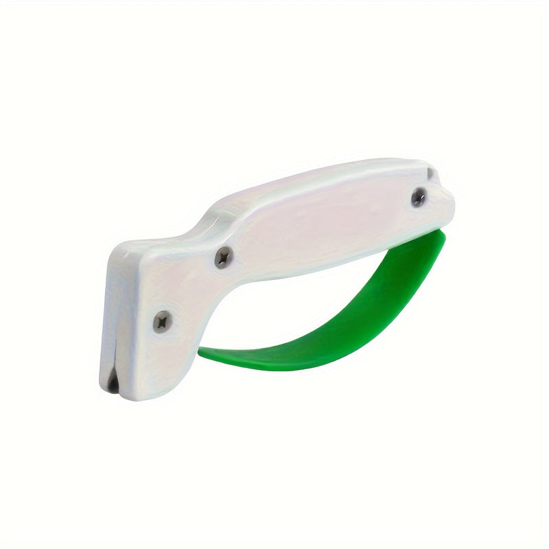 1 pieza de afilador de cuchillos Wusthof de PVC - Herramienta de afilado manual para cuchillos pequeños, hojas dentadas, hachas y espadas - Ideal para uso en cocina y al aire libre - Restaura y reparación de hojas, herramienta de afilado de cuchillos | D