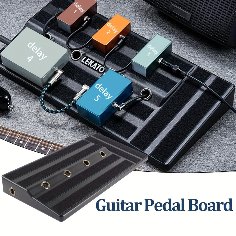 Tablero para pedales de guitarra Rockhouse, plástico resistente, diseño liviano y compacto para múltiples efectos, ideal para músicos de rock, pop y metal, tablero de pedales moderno, plástico duradero