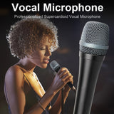 Micrófono dinámico profesional E945 con cable, forma de corazón, adecuado para actuaciones en escena, grabación de karaoke de DJ, programas de voz, transmisión, juegos, cantantes de bar KTV.