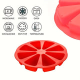 1pc Molde de Silicona, Molde de Horneado de Silicona Antiadherente Fácil de Desmoldar, Molde de Pastel de Porción con 8 Ranuras Triangulares para Brownies, Muffins, Cheesecake, Pan de Maíz, Herramientas Manuales de Cocina para Horno