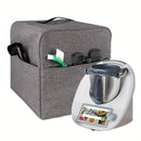 Doble cubierta impermeable a prueba de polvo para mezclador Thermomix TM5/TM6, funda protectora gruesa y duradera con bolsillos de almacenamiento para accesorios.
