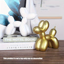 Figura de Perro de Dibujos Animados Minimalista Moderna de 1 Pieza - Decoración de Resina Versátil para Sala de Estar, Exhibición en Soporte de TV, Mejora de Estantería | Uso Interior/Exterior, No Requiere Energía, Decoración de Perro