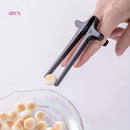 2/6 piezas de palillos de dedo reutilizables - Clips de plástico duraderos para papas fritas, tenazas de dedo para uso en la cocina del hogar y el dormitorio, accesorios de cocina fáciles de agarrar, accesorios de papas fritas, material de plástico durad