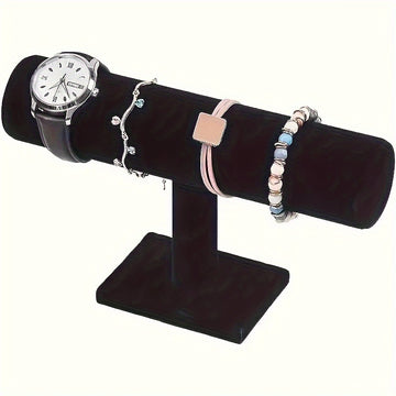 Soporte de exhibición de lujo de terciopelo para pulseras y collares, adecuado para mercados nocturnos y puestos, también para mostrar relojes, tobilleras y otros artículos de joyería, torres de joyería