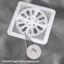 20 piezas de parche de desagüe de piso desechable - Fácil limpieza, previene la presencia de mosquitos y obstrucciones de pelo, ideal para uso en baño y cocina, instalación de cierre, filtro de desagüe de plástico