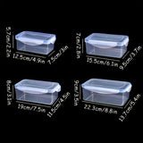 Contenedores transparentes de almacenamiento de alimentos multi-tamaño con tapas herméticas - ideales para frutas, verduras, pasta, etc. - Kits reutilizables de polipropileno aptos para microondas, diseño moderno y organización de cocina