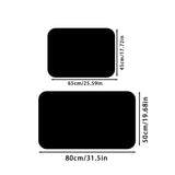 Alfombra de baño de felpa coral suave con memoria - Secado rápido, antideslizante, lavable a máquina con diseño de conchas y estrellas de mar para decoración de baño, dormitorio, cocina y lavandería, alfombra de baño