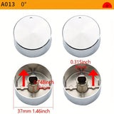 2 unidades de 6mm 8mm Mango de estufa de gas de cocina dorado Accesorios metálicos multifuncionales para horno de cocción perilla de interruptor