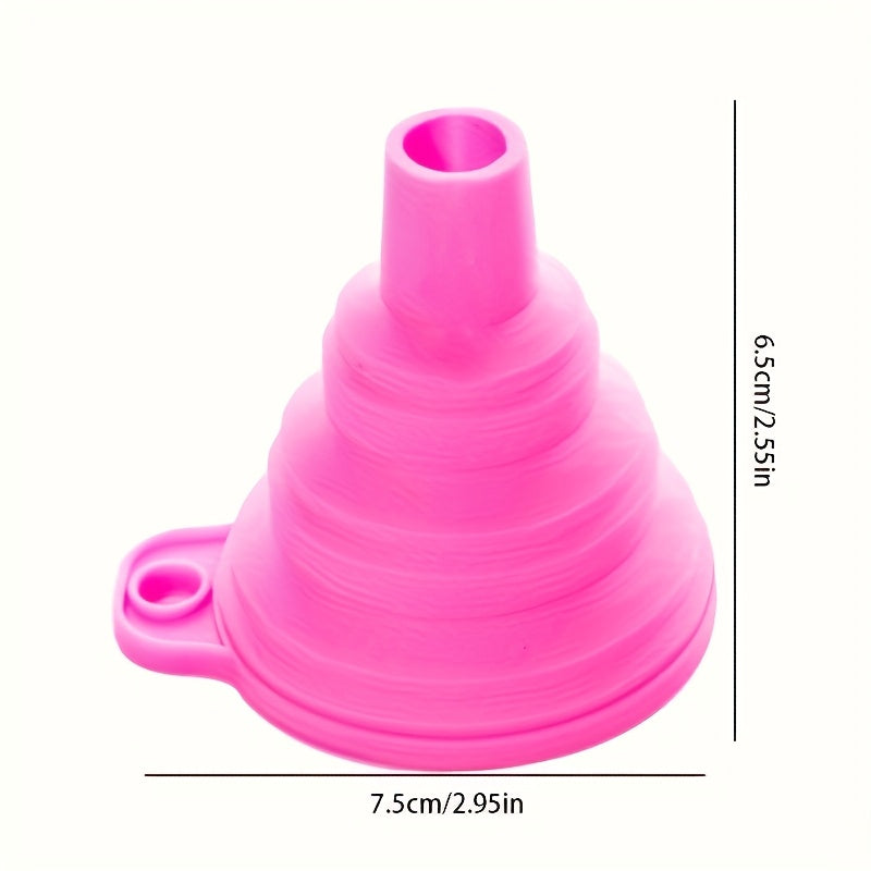 Embudo Mini Plegable y Retráctil de 1 Pieza - Herramienta para Reparación de Fugas de Aceite en Moto o Coche, Diseño Portátil y Compacto para Mantenimiento Automotriz Doméstico