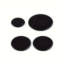 Conjunto de 4 accesorios compatibles para estufas de gas empotradas SABAF, que incluye cubiertas para los quemadores en tamaños: 1 pieza de 55 mm, 2 piezas de 75 mm y 1 pieza de 100 mm.