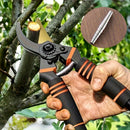 Tenazas de Jardinería Profesionales de Aleación de Titanio 21.59 cm - Tijeras de Acero Ultra Afiladas y Resistentes al Óxido con Empuñadura Antideslizante en Espuma Suave, Ideales para Jardinería Doméstica y Diseño de Paisajes | Mango Ambidiestro | Corte