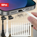 Kit de 10 pzas de Tapones Premium contra Polvo con Cepillo de Cerdas Suaves - Previene Efectivamente el Polvo, Escombros y Daños por Humedad en Computadoras, Laptops, Teclados, Electrónicos y Otros Dispositivos Delicados - Fácil de Usar, Reutilizable y D