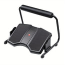 Taburete de pie ajustable para oficina, reposapiés ergonómico de 3 niveles bajo el escritorio, asistente de lugar de trabajo moderno, no eléctrico, material de plástico duradero, negro