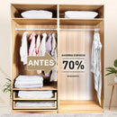 6 bolsas de almacenamiento al vacío para colgar, bolsas selladas al vacío para ahorrar espacio, bolsas de almacenamiento extra gruesas y largas, ideales para guardar ropa en el clóset, trajes, vestidos, con gancho