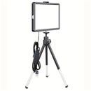 1 Paquete De Luz De Relleno De 6 Pulgadas Con Soporte De Trípode Telescópico De Dos Secciones, Lámpara De Relleno De Panel De Video LED Para Foto De Cámara, Iluminación Para Transmisión En Vivo, Estudio Fotográfico, Maquillaje, Reunión, Selfie, Fotografí