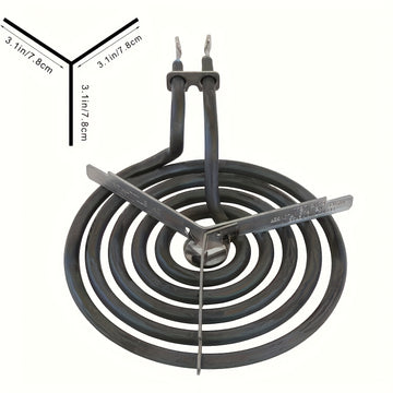 Elemento de calefacción de repuesto para estufa de cocina, bobina de calefacción metálica para quemador de bobina única de encimera