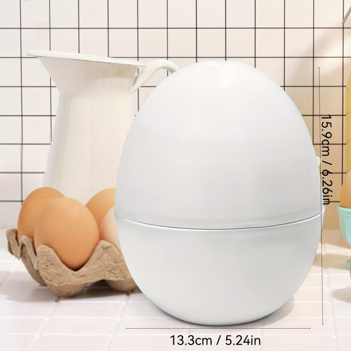 Vaporera Multifuncional Madelifod Mini para Microondas con Tapa - Ideal para Huevos Duros y Blandos, Accesorio de Cocina