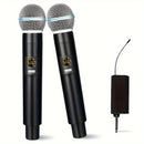 Micrófono inalámbrico UHF profesional de mano, micrófono dinámico, sistema de karaoke con receptor para amplificador, sistema de megafonía, Eid Al-Adha Mubarak.